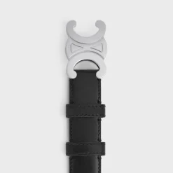 Medium Triomphe Belt in Taurillon Leather