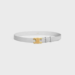 Medium Triomphe Belt in Taurillon Leather