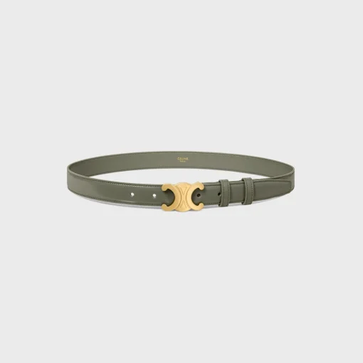 Medium Triomphe Belt in Taurillon Leather