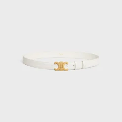 Medium Triomphe Belt in Taurillon Leather