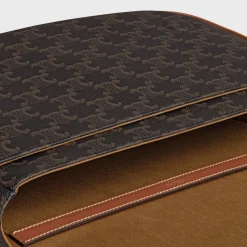 Messenger Folco in Triomphe Canvas with Celine print