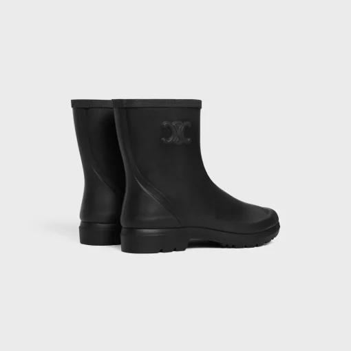 MID CELINE RAIN BOOTS in Natural Rubber