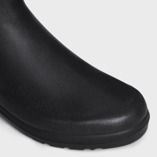 MID CELINE RAIN BOOTS in Natural Rubber
