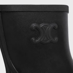 MID CELINE RAIN BOOTS in Natural Rubber