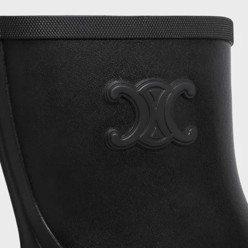 MID CELINE RAIN BOOTS in Natural Rubber