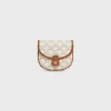 Mini Besace in Triomphe Canvas and calfskin