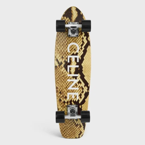 MINI CRUISER in Wood with Python and Celine print