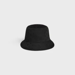 mini triomphe bucket hat in cotton