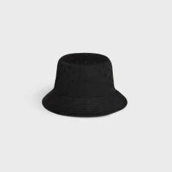 mini triomphe bucket hat in cotton