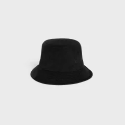 mini triomphe bucket hat in corduroy