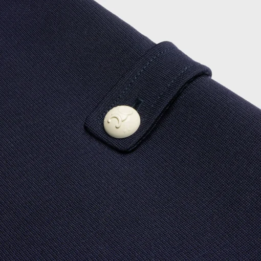 mini Triomphe dress in wool jersey