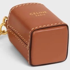 Miniature Perfume Holder Charm in Calfskin