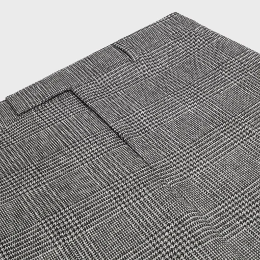 mods pants in prince of wales wool