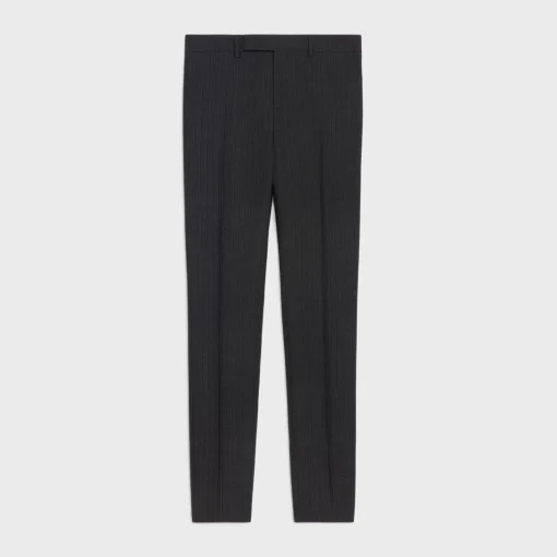 mods pants in retro striped wool