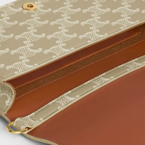 MULTIPOCHETTE in TRIOMPHE CANVAS AND CALFSKIN