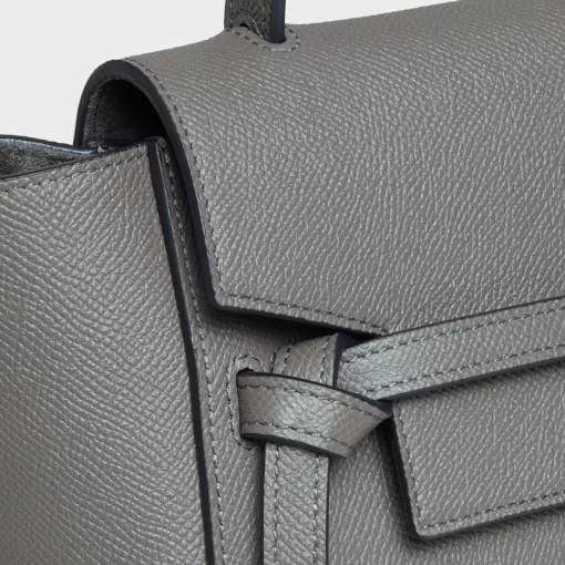 Nano Belt bag in grained calfskin