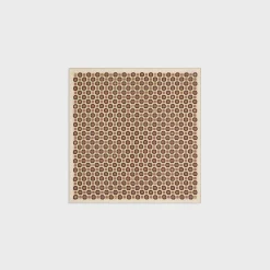 octagon bandana in silk twill