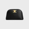 POUCH TRIOMPHE in SHINY CALFSKIN