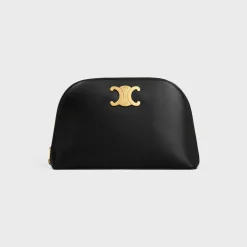 POUCH TRIOMPHE in SHINY CALFSKIN