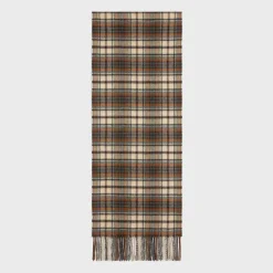 scarf in checked cashmere
