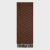 scarf in monogram cashmere