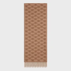 SCARF IN MONOGRAM CASHMERE