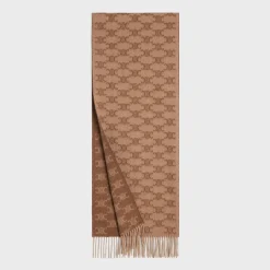 SCARF IN MONOGRAM CASHMERE
