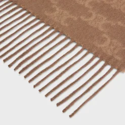 scarf in monogram cashmere