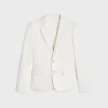 short jacket in ottoman cotton