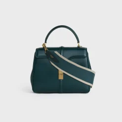 Short Strap in textile and calfskin