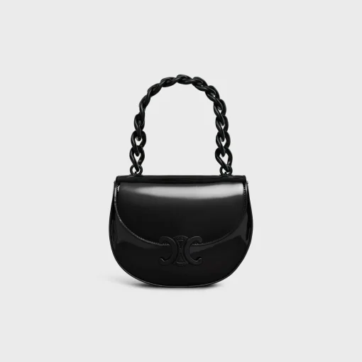 SMALL BESACE MARLEY in PATENT CALFSKIN