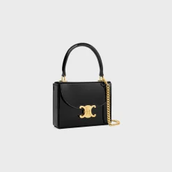 SMALL BOX BLANDINE in PATENT CALFSKIN