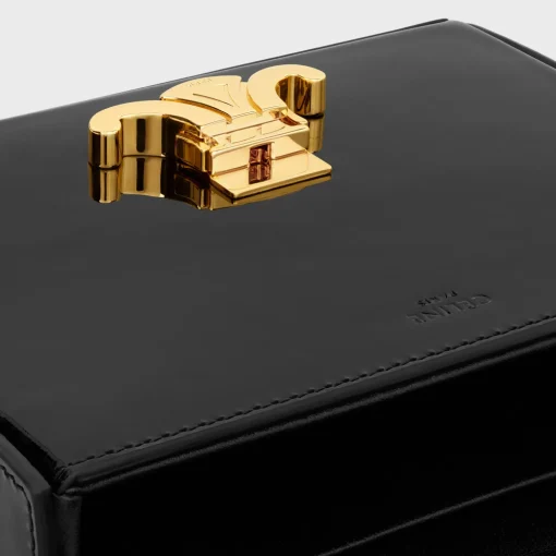 SMALL BOX BLANDINE in PATENT CALFSKIN