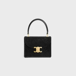SMALL BOX BLANDINE in SUEDE CALFSKIN WITH STRASS