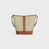 Small Bucket in Triomphe Canvas and calfskin