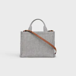 small cabas thais in STRIPED TEXTILE