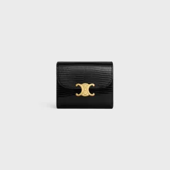 Small Flap Wallet TRIOMPHE in lizard