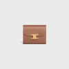 Small Flap Wallet TRIOMPHE in Shiny calfskin