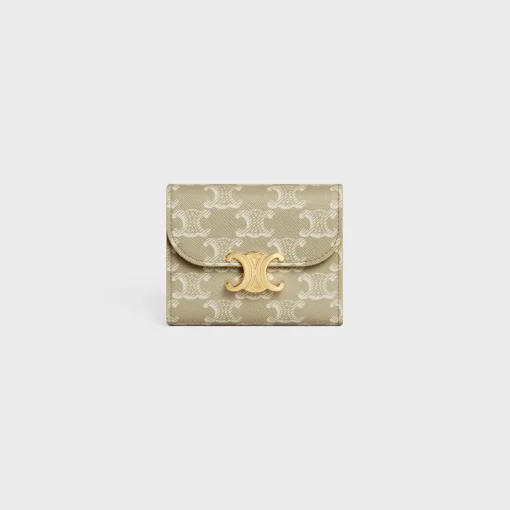 Small Flap Wallet TRIOMPHE in TRIOMPHE CANVAS