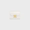 Small Flap Wallet TRIOMPHE in Shiny calfskin