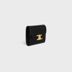 Small Flap Wallet TRIOMPHE in lizard