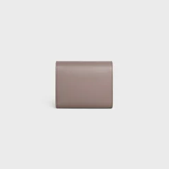 Small Flap Wallet TRIOMPHE in Shiny calfskin