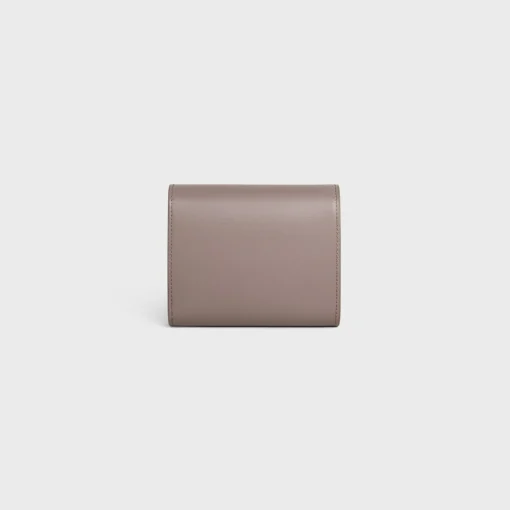 Small Flap Wallet TRIOMPHE in Shiny calfskin