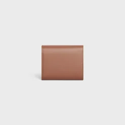 Small Flap Wallet TRIOMPHE in Shiny calfskin