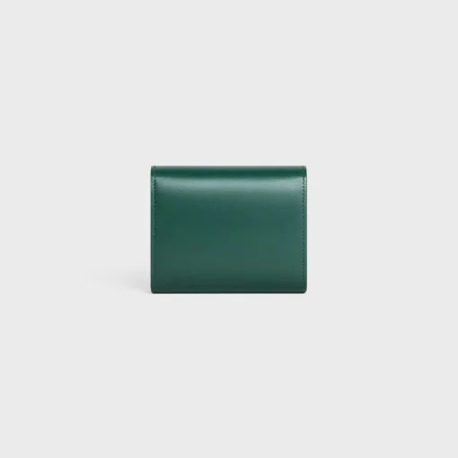 Small Flap Wallet TRIOMPHE in Shiny calfskin