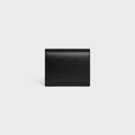 Small Flap Wallet TRIOMPHE in Shiny calfskin