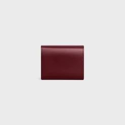 Small Flap Wallet TRIOMPHE in Shiny calfskin