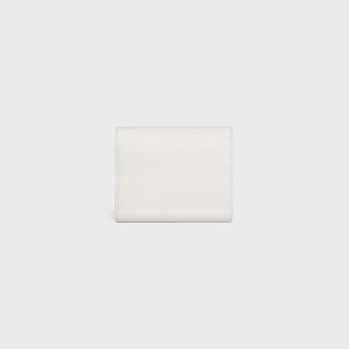 Small Flap Wallet TRIOMPHE in Shiny calfskin