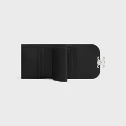 Small Flap Wallet TRIOMPHE in Shiny calfskin