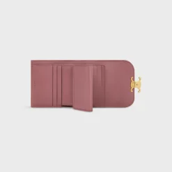 Small Flap Wallet TRIOMPHE in Shiny calfskin